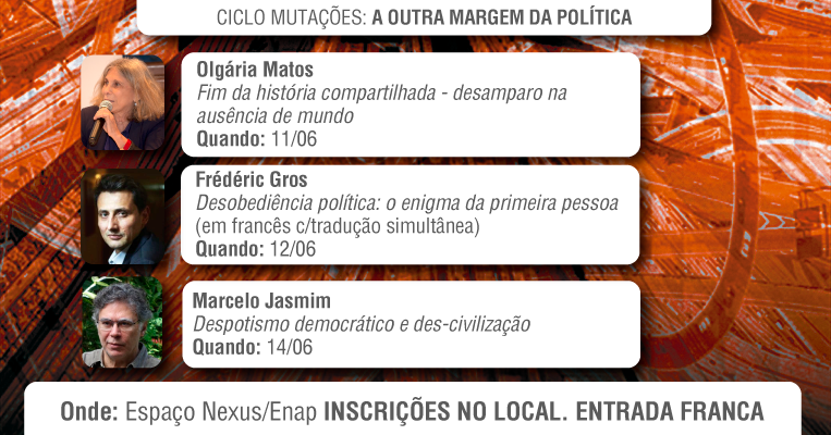 Não perca! Ciclo Mutações realiza três últimos encontros na próxima semana