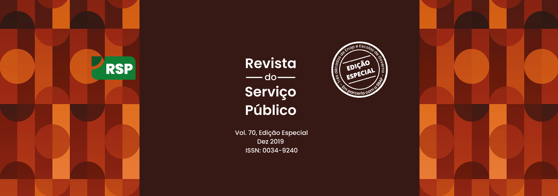 Enap lança edição especial da Revista do Serviço Público (RSP)
