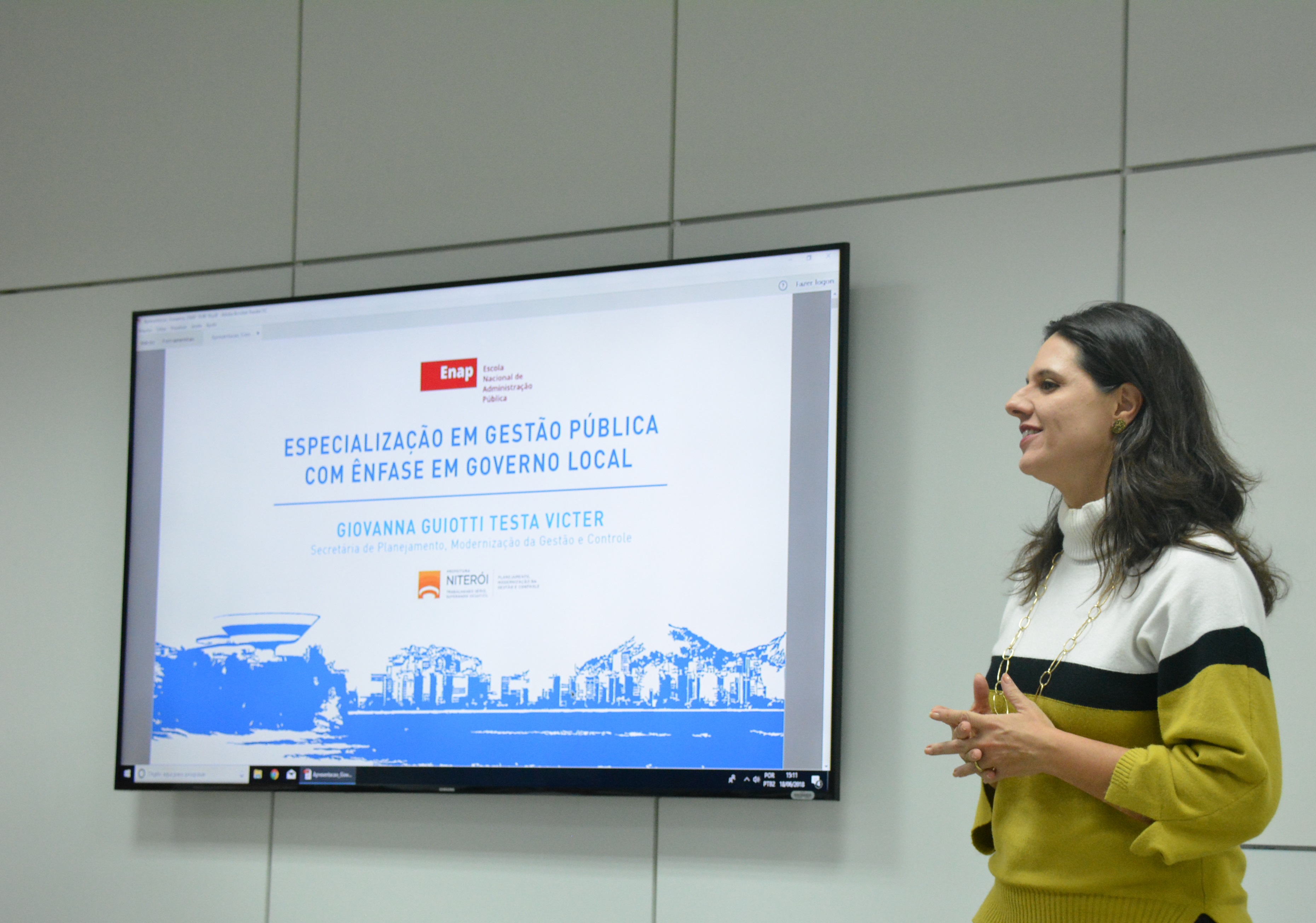 Enap realiza palestra sobre “Boas práticas em Gestão Pública: A experiência da Secretaria de Planejamento de Niterói”