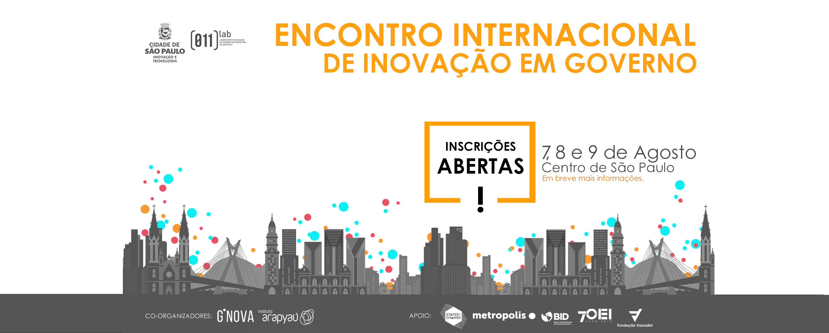 Enap apoia Prefeitura de São Paulo na realização de evento internacional sobre inovação no setor público