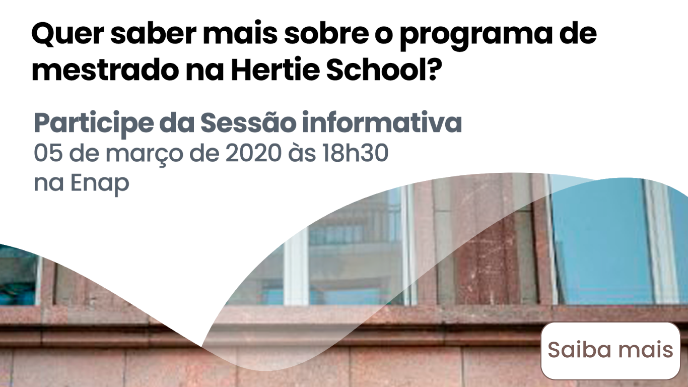 Estão abertas as candidaturas para bolsas de mestrado na Hertie School de Berlim, Alemanha