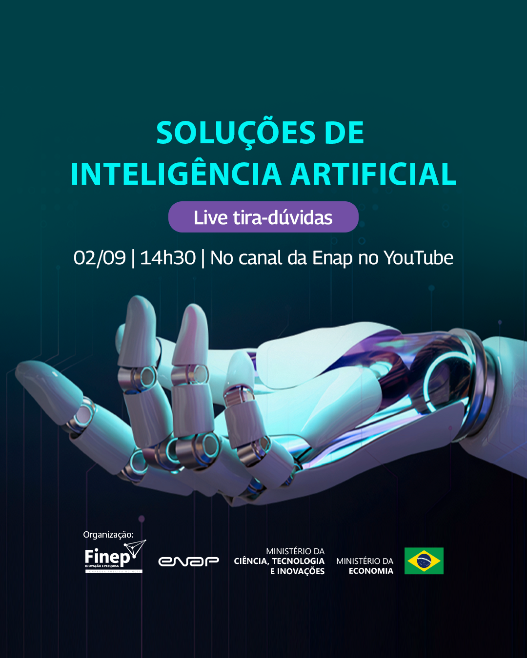 Aberta chamada para startups e órgãos públicos interessados no uso de inteligência artificial