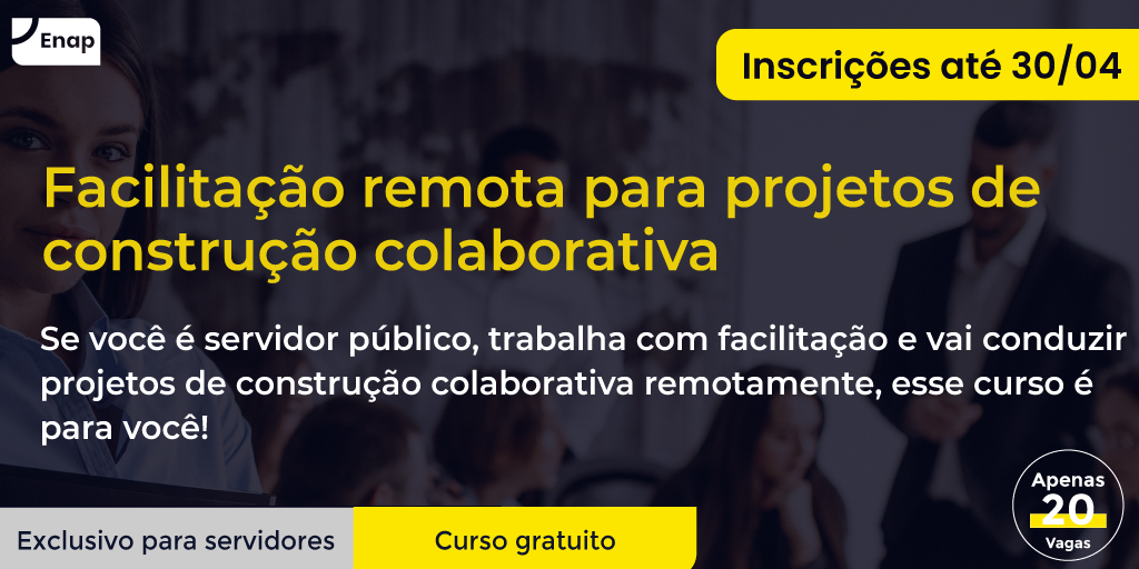 Atua como facilitador e quer trabalhar em projetos remotamente?  Esse curso é para você!