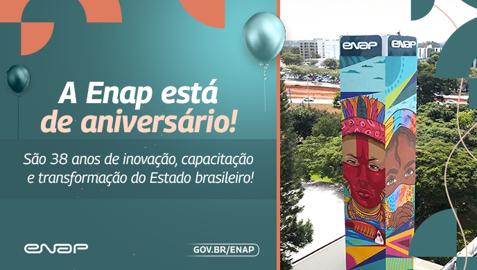 Enap celebra 38 anos de excelência na formação de servidores públicos 