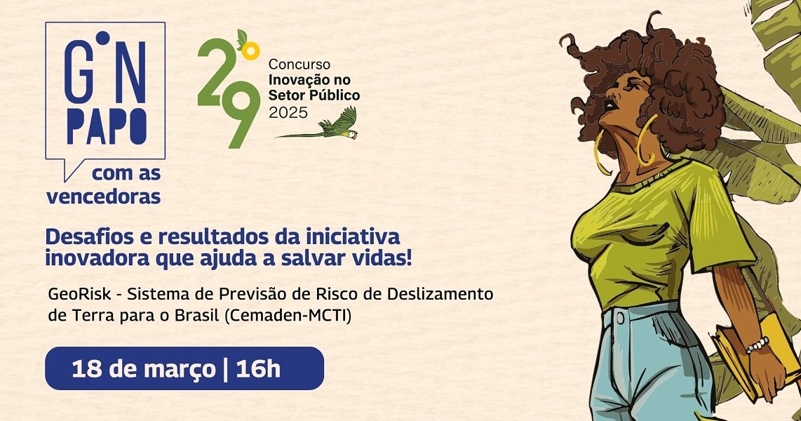 GNPapo com vencedoras do 29º Concurso de Inovação apresenta sistema de alerta de deslizamentos de terra