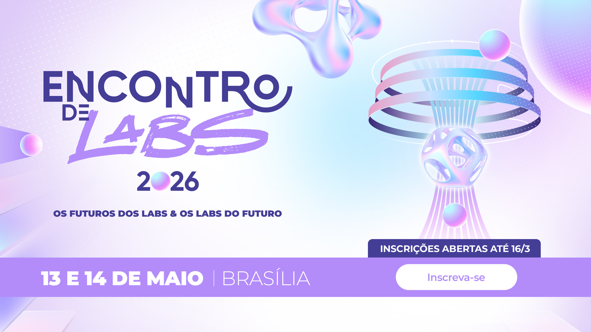 Enap abre inscrições para o Encontro de Labs 2026