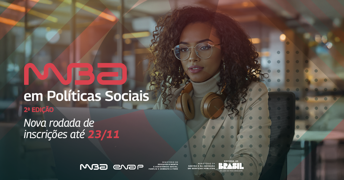MBA em Políticas Sociais da Enap tem nova rodada de inscrições