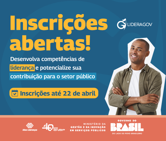 LideraGOV abre inscrições para 6ª edição com foco em diversidade, inovação e fortalecimento do Estado